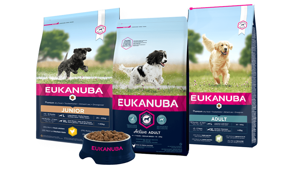 Eukanuba hondenvoer aanbiedingen vergelijken